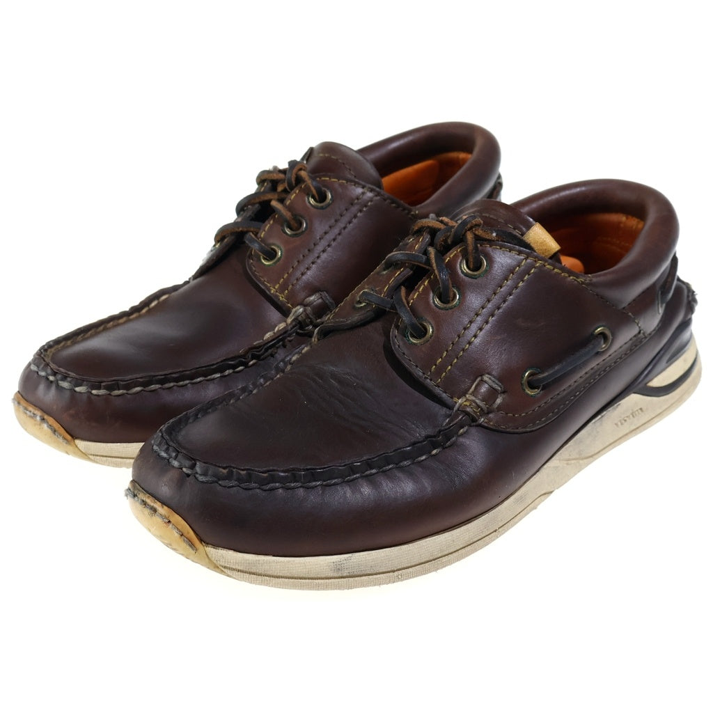 VISVIM(ヴィスヴィム) 【観賞用 2012年モデル】AMERICANA DECK-AMERICANA DECK CREPE-FOLK アメリカンデックフォーク デッキシューズ ブラウン 0112302002007