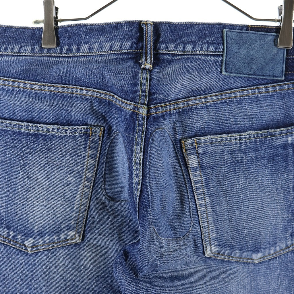 VISVIM(ヴィスヴィム) SOCIAL SCULPTURE DENIM ソーシャルスカルプチャーデニム リペアジーンズ インディゴ 0119205005025