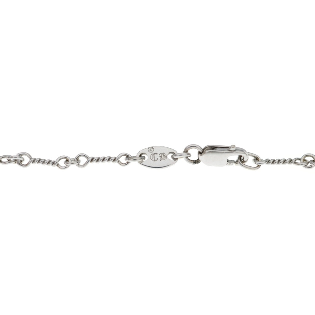 CHROME HEARTS(クロムハーツ) OLD 18KWG NECKCHAIN T18 ツイストチェーン18inch ホワイトゴールドネックレス