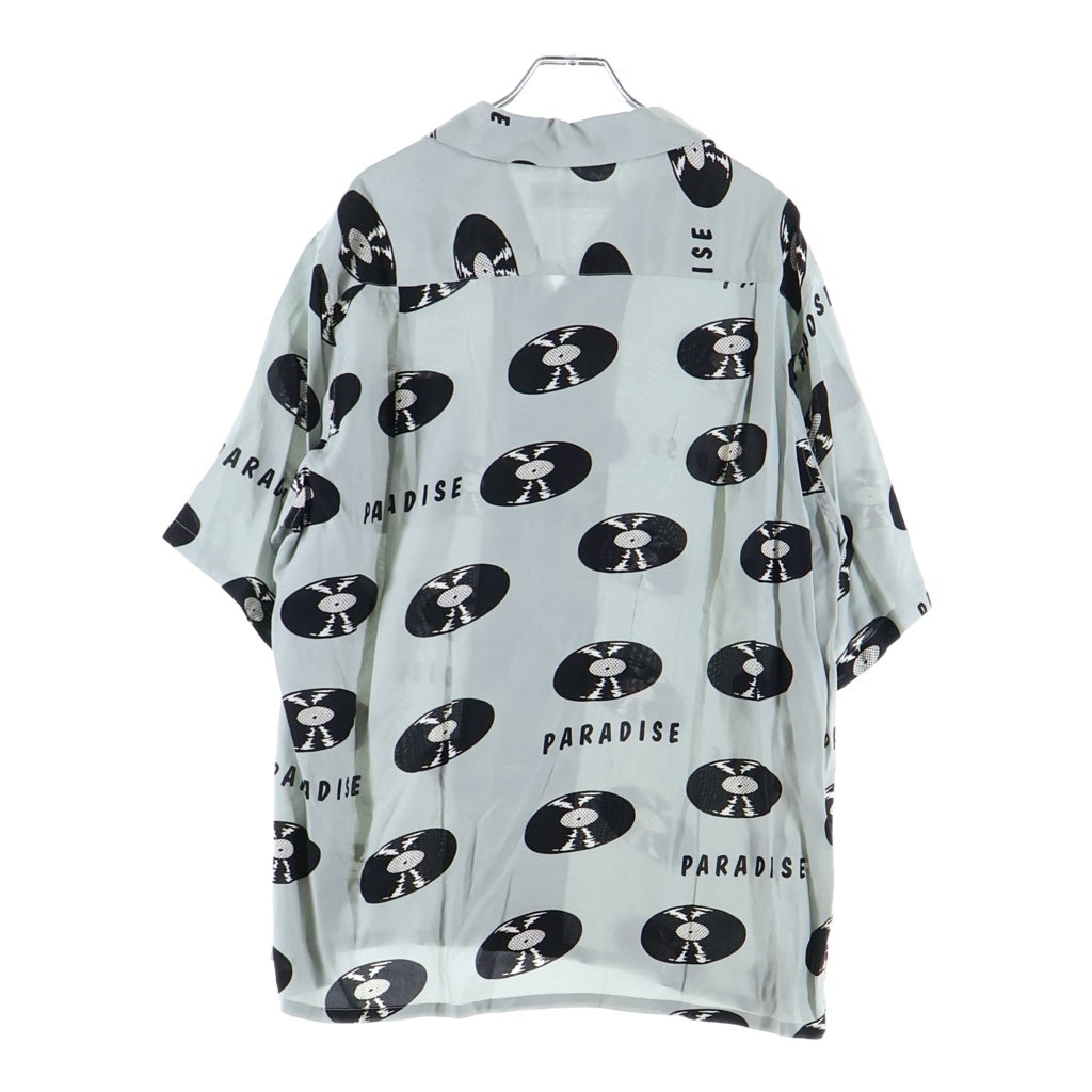 WACKO MARIA(ワコマリア) 24SS RECORDS HAWAIIAN SHIRTS レコード ハワイアン 半袖シャツ グレー