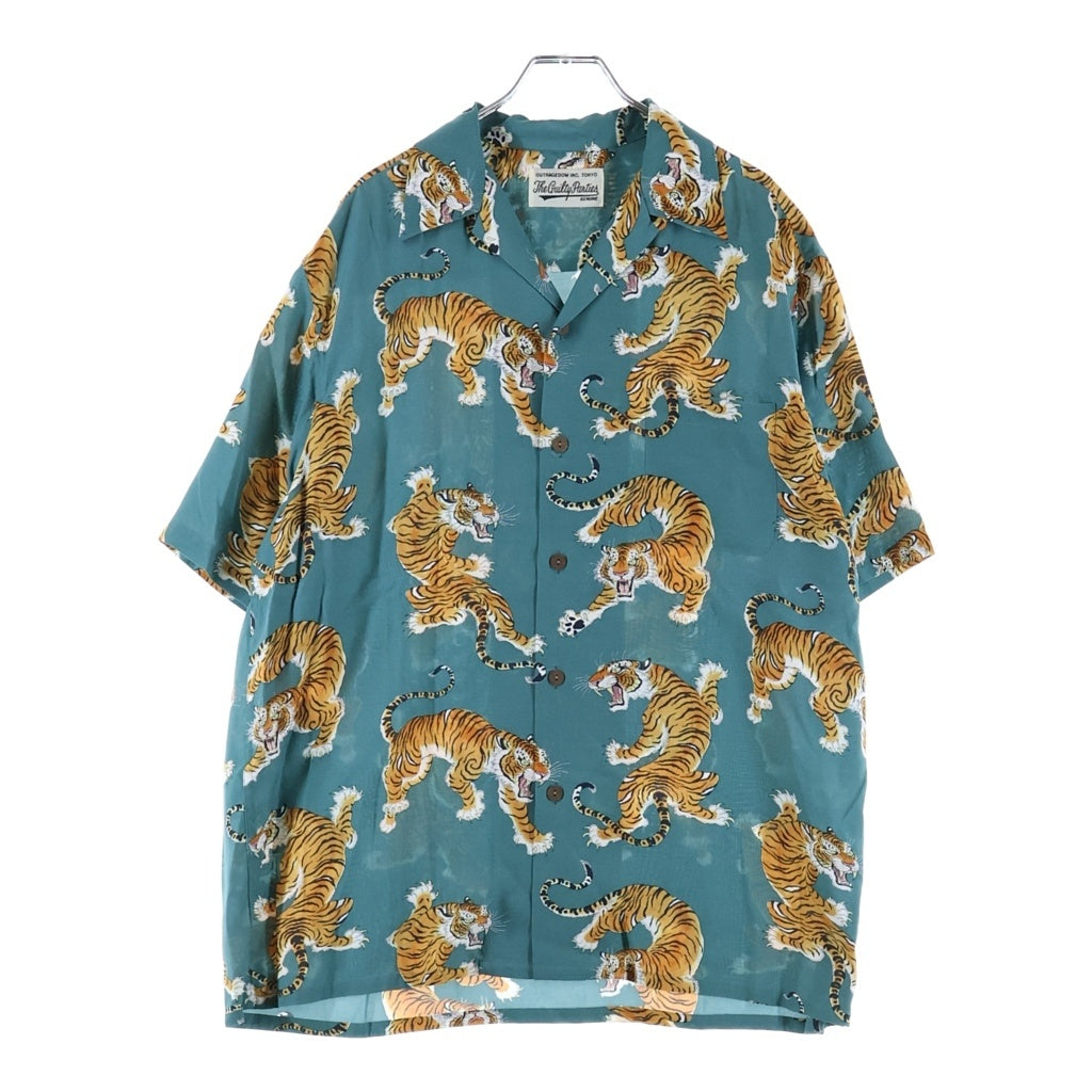 WACKO MARIA(ワコマリア) 23SS TIM LEHI HAWAIIAN SHIRT ティムリーハイ ハワイアン 半袖シャツ グリーン