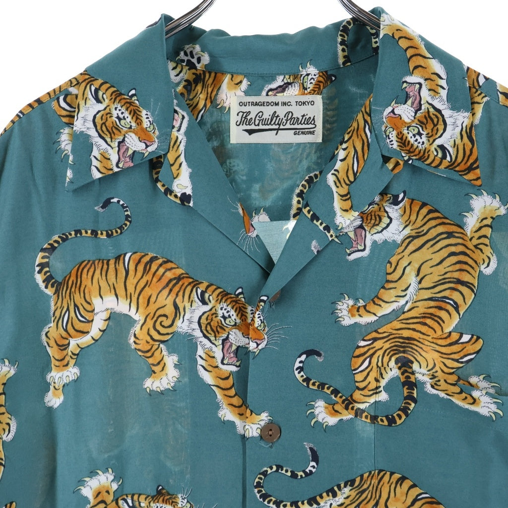 WACKO MARIA(ワコマリア) 23SS TIM LEHI HAWAIIAN SHIRT ティムリーハイ ハワイアン 半袖シャツ グリーン