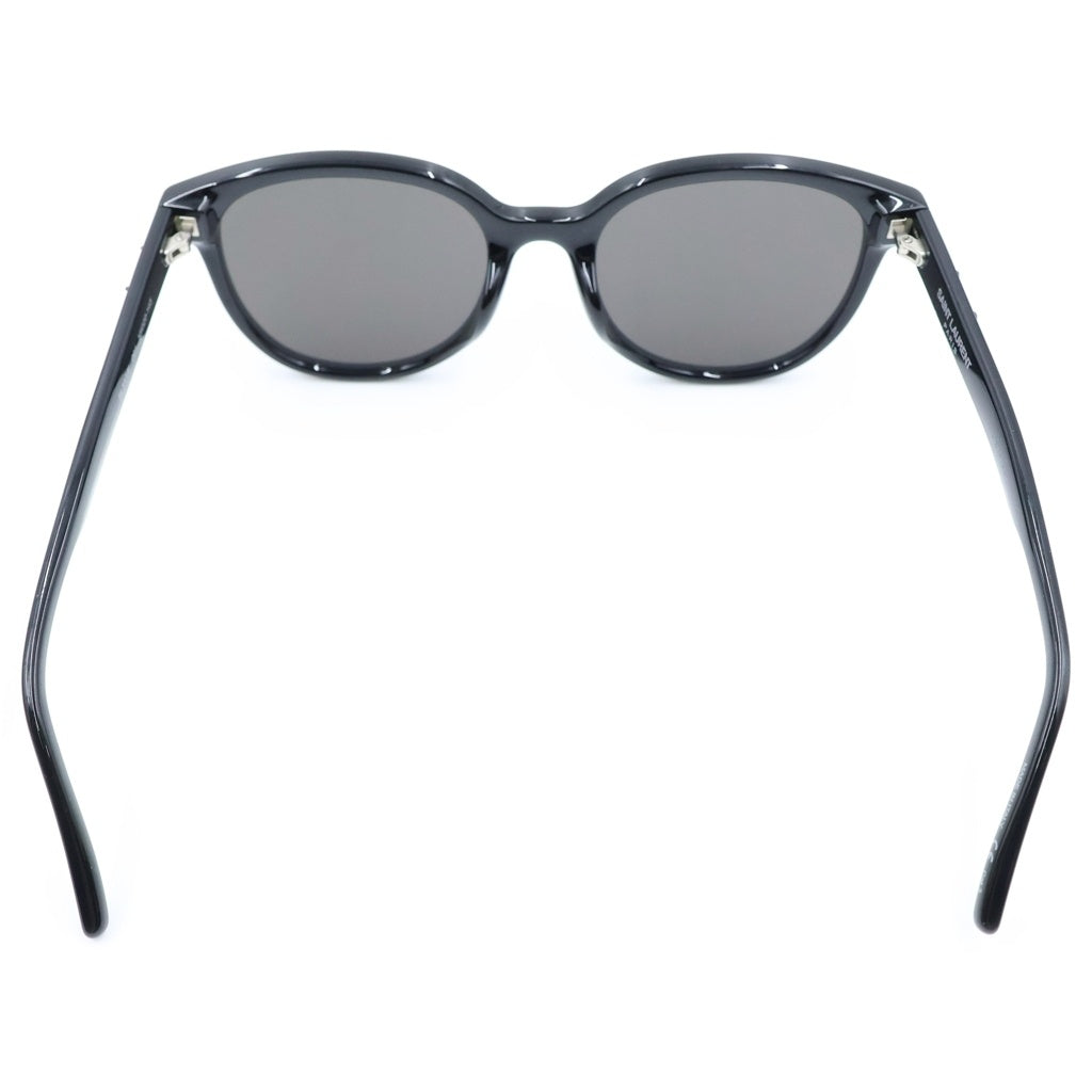 SAINT LAURENT PARIS(サンローランパリ) YSLロゴ スクエアシェイプ サングラス 眼鏡 アイウェア ブラック SL317/F レディース