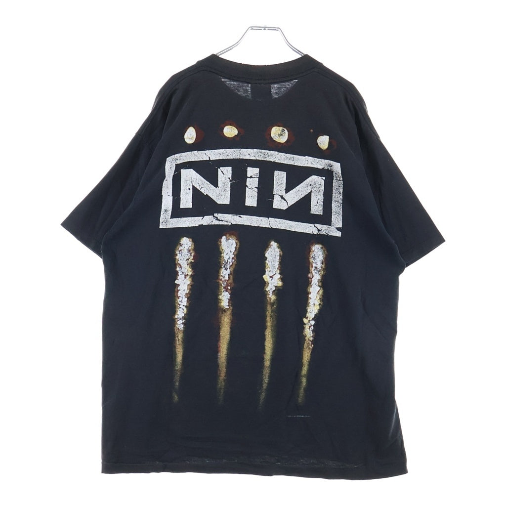 VINTAGE(ヴィンテージ) 90S NINE INCH NAILS 1994 THE DOWNWARD SPIRAL TEE ヴィンテージ ナインインチネイルズ ダウンワードスパイラル 両面プリント 半袖Tシャツ ブラック