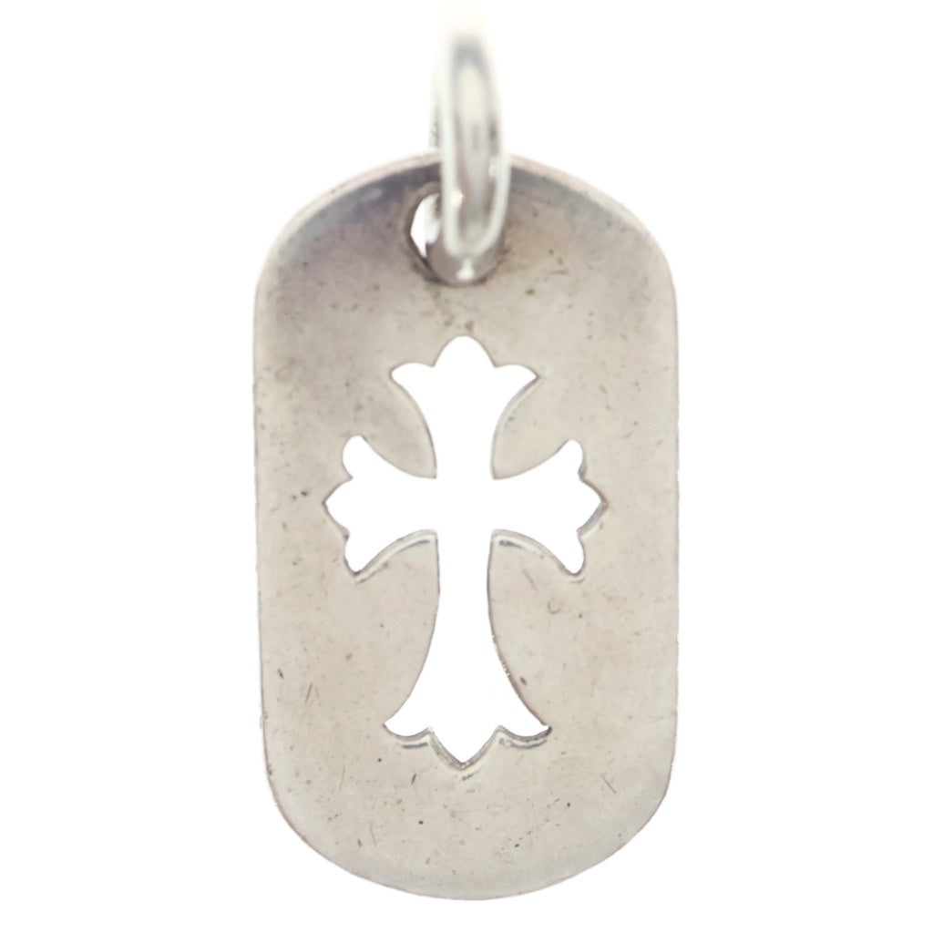 CHROME HEARTS(クロムハーツ) D TAG SML CO CRS カットアウトクロスドッグタグ スモール ペンダントトップ シルバー BCA242