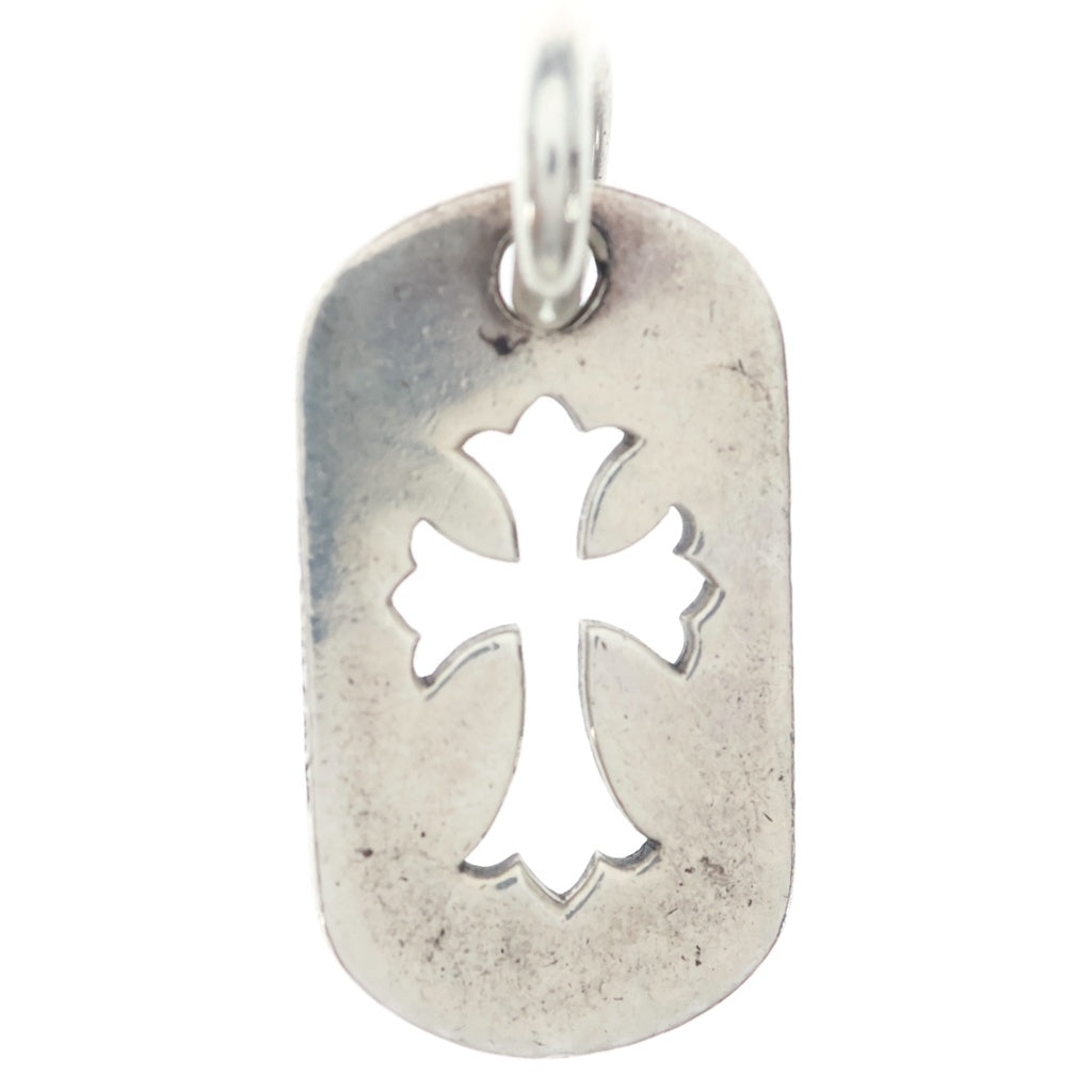 CHROME HEARTS(クロムハーツ) D TAG SML CO CRS カットアウトクロスドッグタグ スモール ペンダントトップ シルバー BCA242
