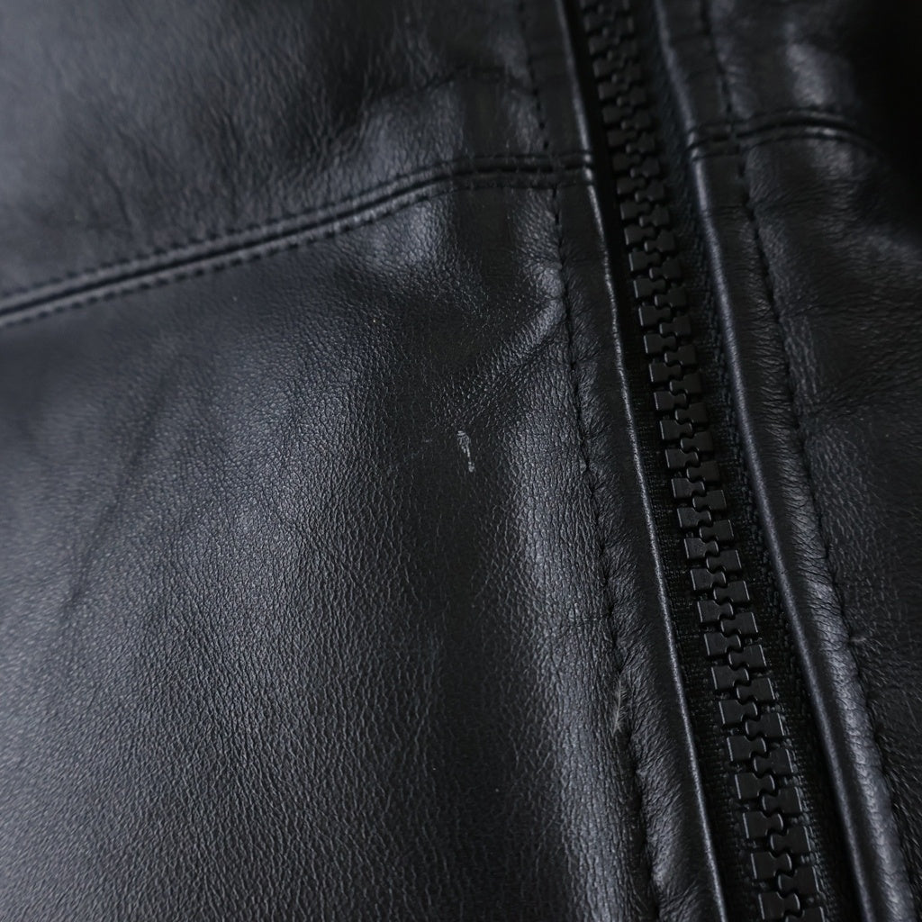 SUPREME(シュプリーム) 17AW ×THE NORTH FACE LEATHER NUPTSE DOWN JACKET ヌプシ レザーダウンジャケット ブラック ND91702I