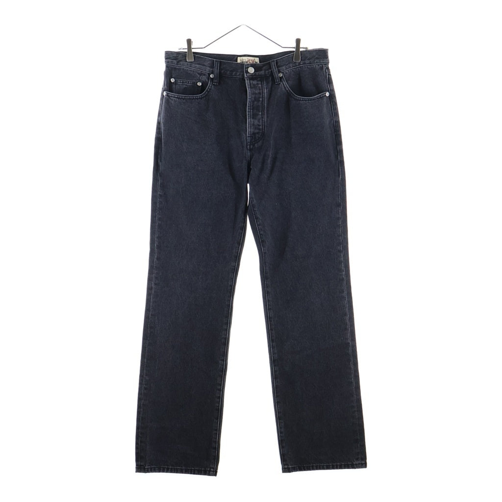 STUSSY(ステューシー) SLIM JEAN DENIM スリム ストレート デニム ジーンズ パンツ ブラック 116763