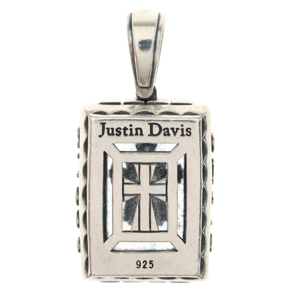 Justin Davis(ジャスティンデイヴィス) FATIMA ファティマ クロス クリスタル ネックレス トップ シルバー