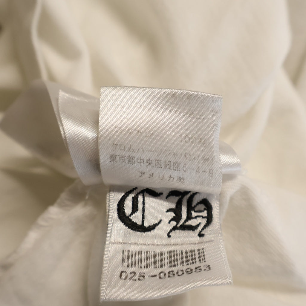 CHROME HEARTS(クロムハーツ) Made in Hollywood Tshirt メイドインハリウッド 両面プリントTシャツ カットソー ホワイト