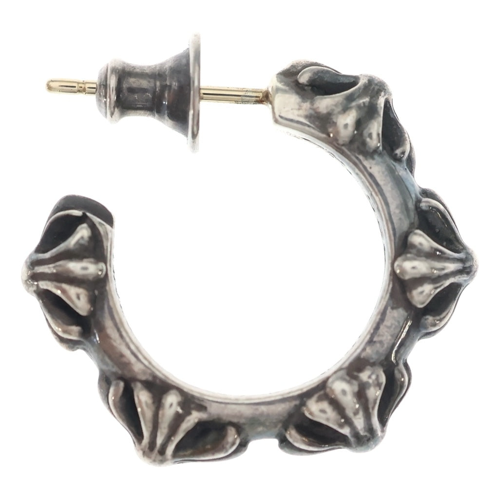 CHROME HEARTS(クロムハーツ) HOOP CROSS クロスバンド フープピアス シルバー BCA100