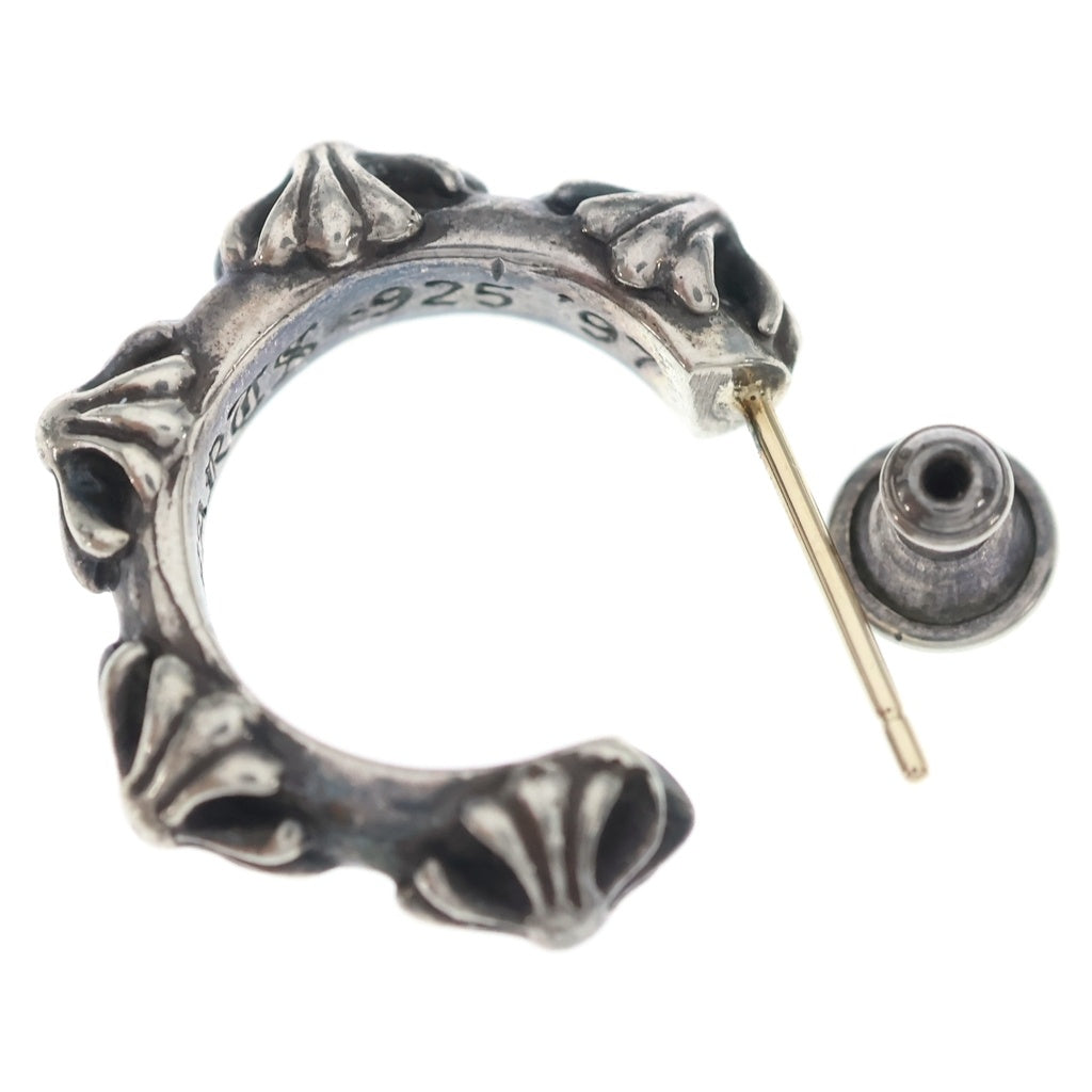 CHROME HEARTS(クロムハーツ) HOOP CROSS クロスバンド フープピアス シルバー BCA100