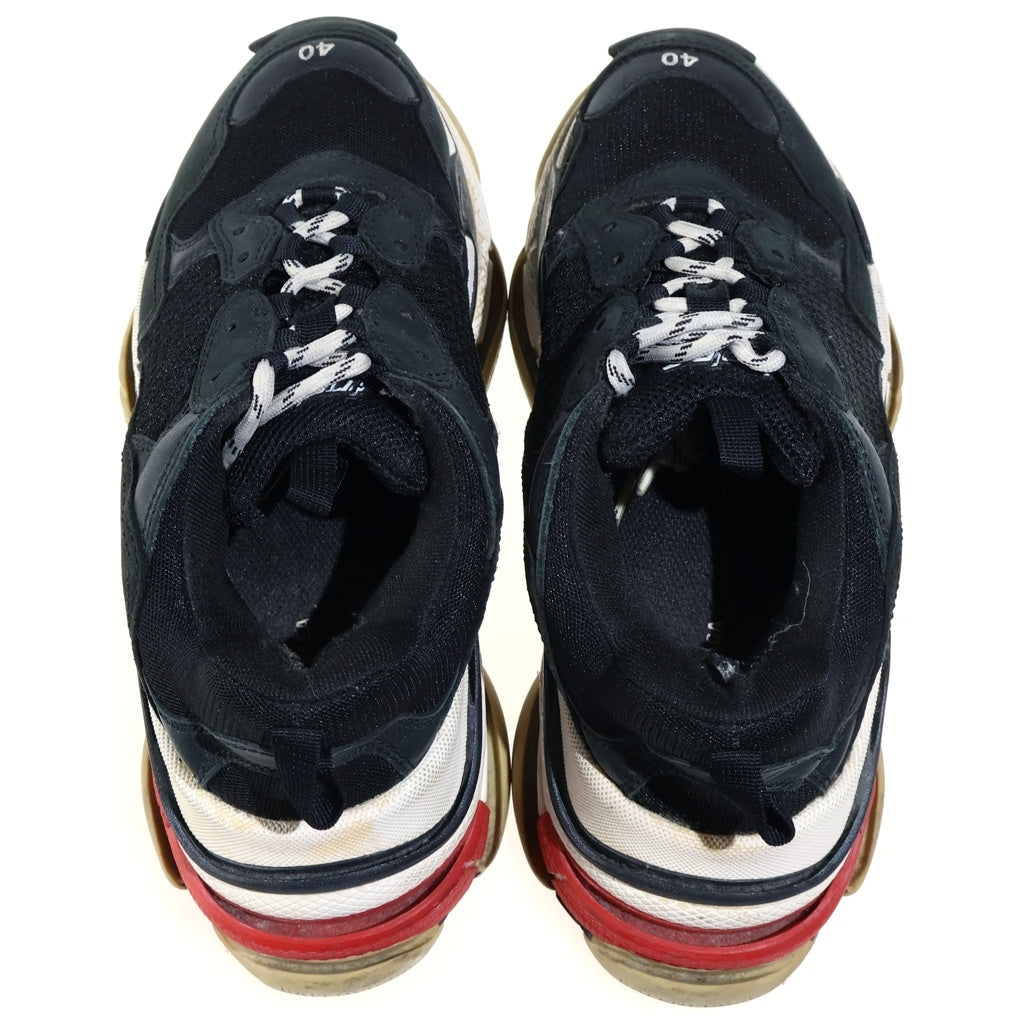 BALENCIAGA(バレンシアガ) TRIPLE S トリプルS ダッド ローカットスニーカー ブラック/レッド 533882