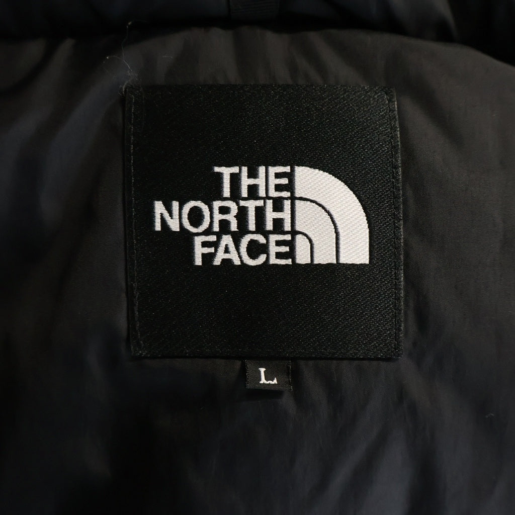 THE NORTH FACE(ザノースフェイス) NUPTSE JACKET ヌプシ フロントロゴダウンジャケット ネイビー/ブラック ND92555