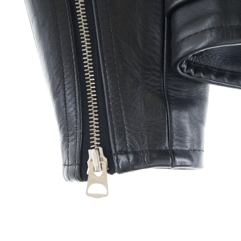 SCHOTT(ショット) 100th YEAR ROSIE ONE STAR RIDERS LEATHER JACKET 100周年記念限定モデル ダブルライダースジャケット ブラック 7371