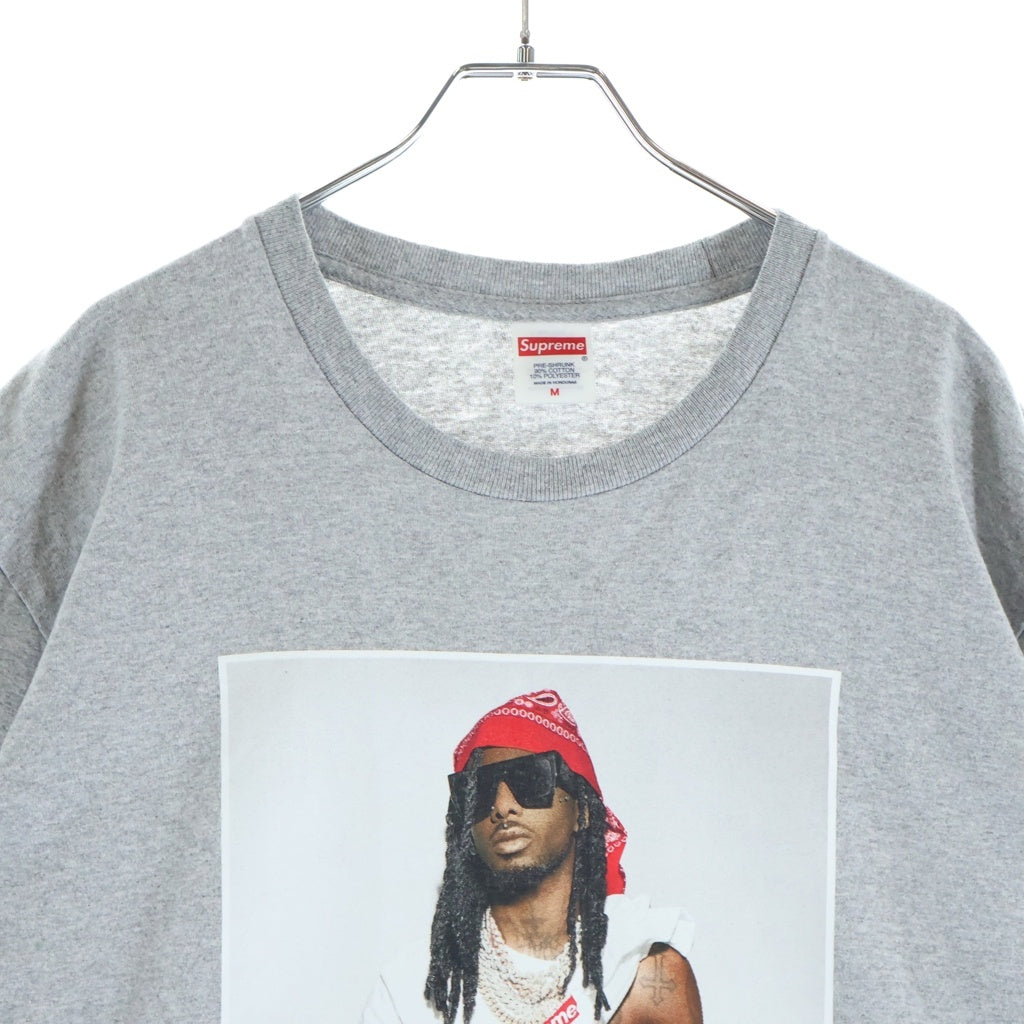 SUPREME(シュプリーム) 25FW Playboi Carti Tee プレイボーイ カーティ プリント クルーネック半袖Tシャツ カットソー グレー