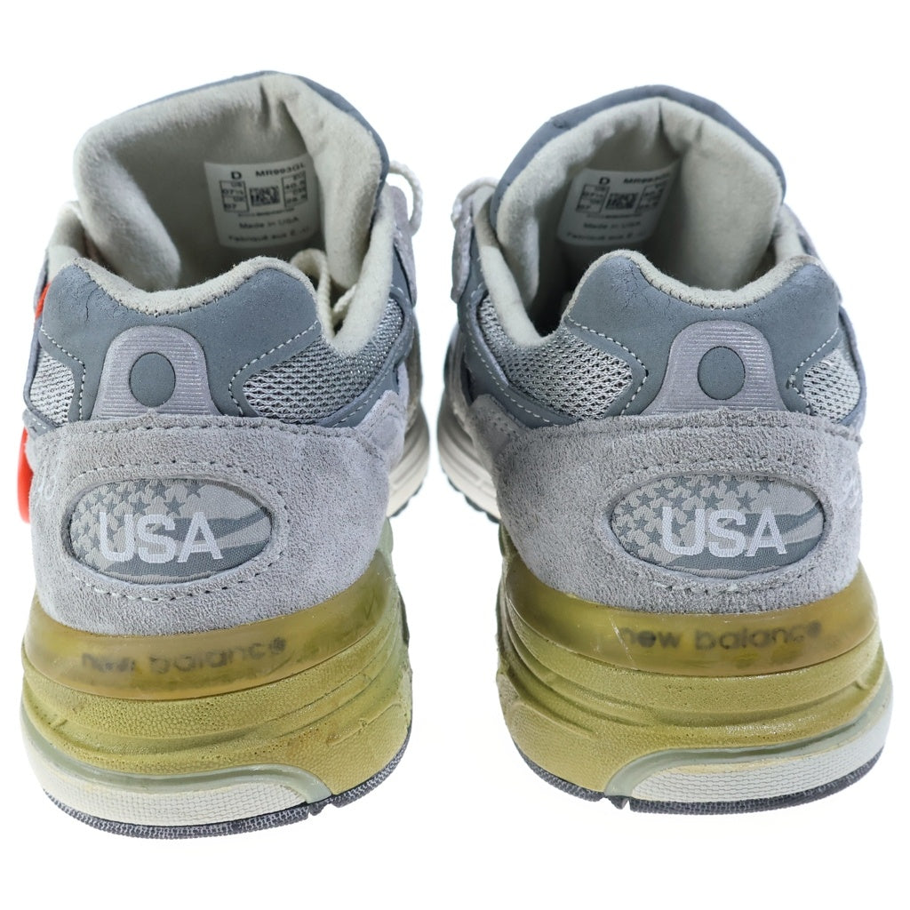 New Balance(ニューバランス) MR993GL スウェード ローカットスニーカー シューズ グレー US7.5/25.5cm