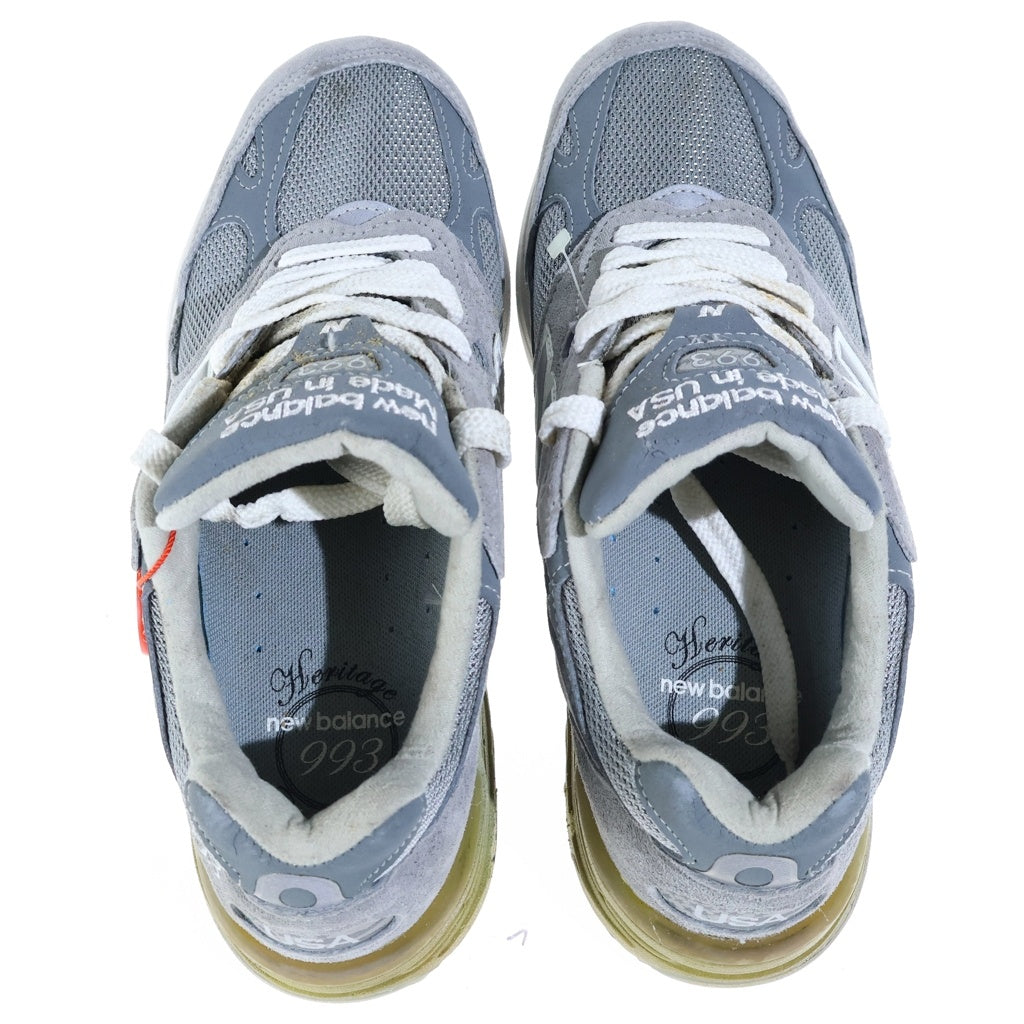 New Balance(ニューバランス) MR993GL スウェード ローカットスニーカー シューズ グレー US7.5/25.5cm