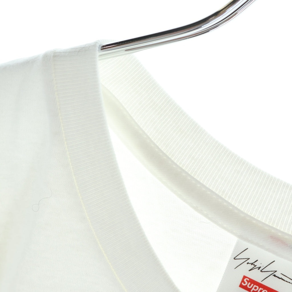 SUPREME(シュプリーム) 20AW ×Yohji Yamamoto Logo Tee ヨウジヤマモト ロゴクルーネック半袖Tシャツ カットソー ホワイト