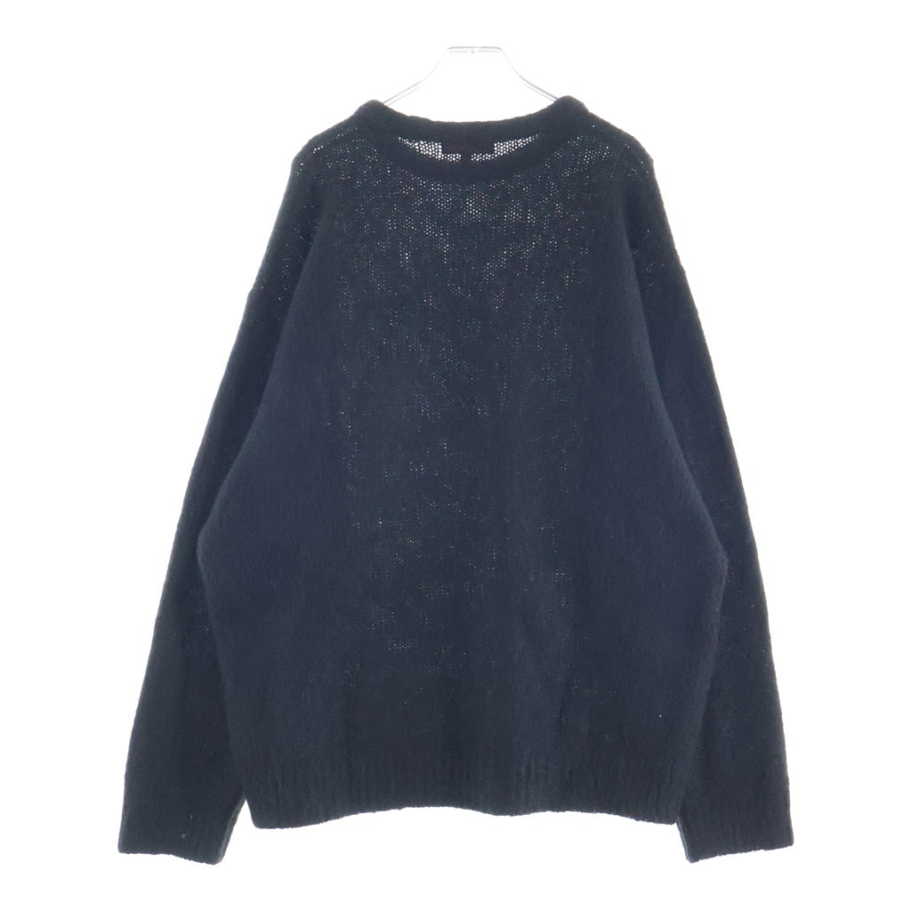 SUPREME(シュプリーム) 22AW Mohair Sweater モヘアセーター クルーネックニット ブラック