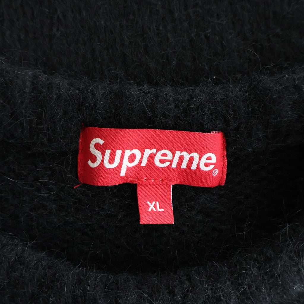 SUPREME(シュプリーム) 22AW Mohair Sweater モヘアセーター クルーネックニット ブラック