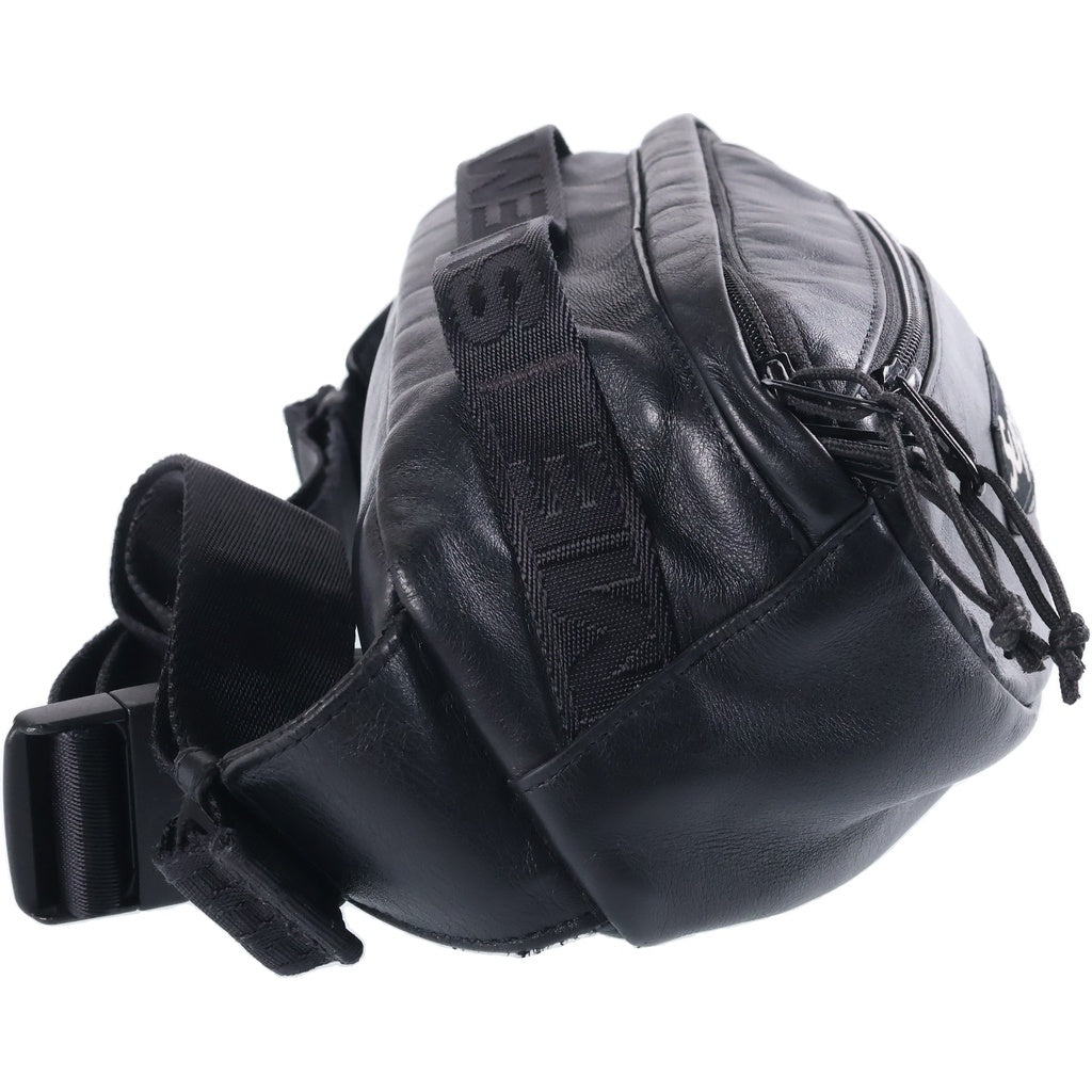 SUPREME(シュプリーム) 24AW Leather Waist Bag レザーウエストバッグ ブラック