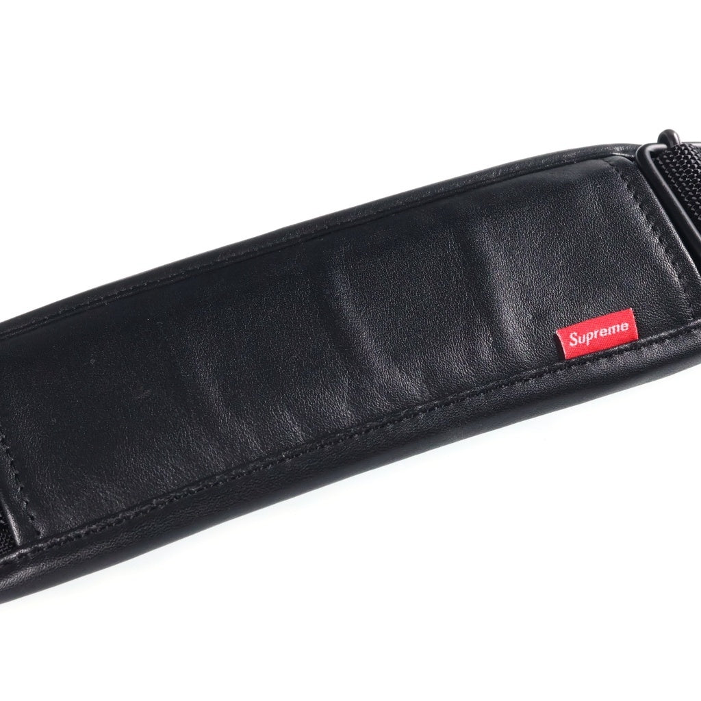 SUPREME(シュプリーム) 19AW Patchwork Leather Duffel Bag 31L パッチワーク レザーダッフルバッグ ブラック
