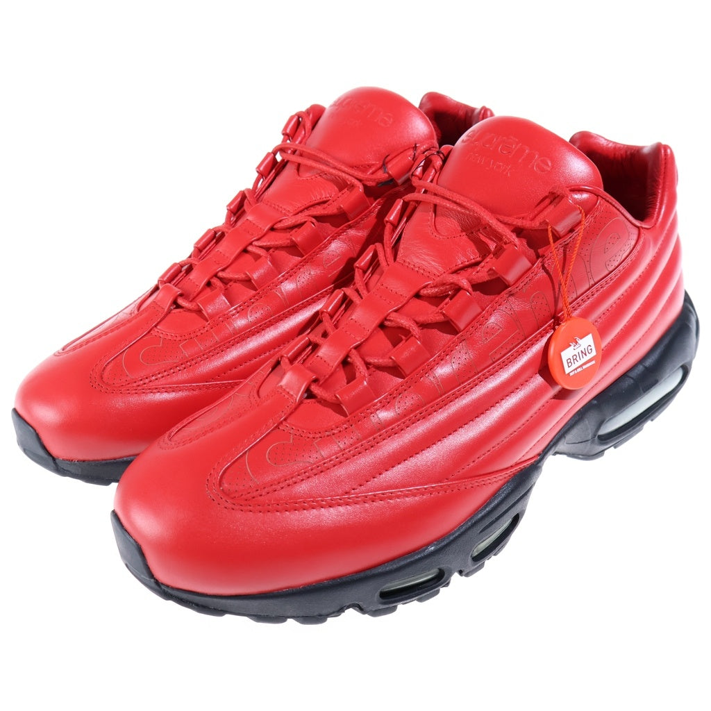 SUPREME(シュプリーム) 19AW ×NIKE AIR MAX 95 LUX CI0999-600 ナイキ エアマックス95 ローカットスニーカー シューズ レッド US11.5/29.5cm