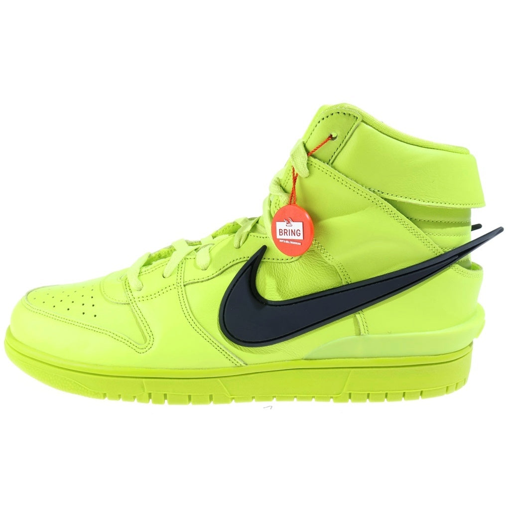 NIKE(ナイキ) ×AMBUSH DUNK HIGH FLASH LIME CU7544-300 アンブッシュ ダンク フラッシュライム ハイカットスニーカー ライムグリーン US12/30cm