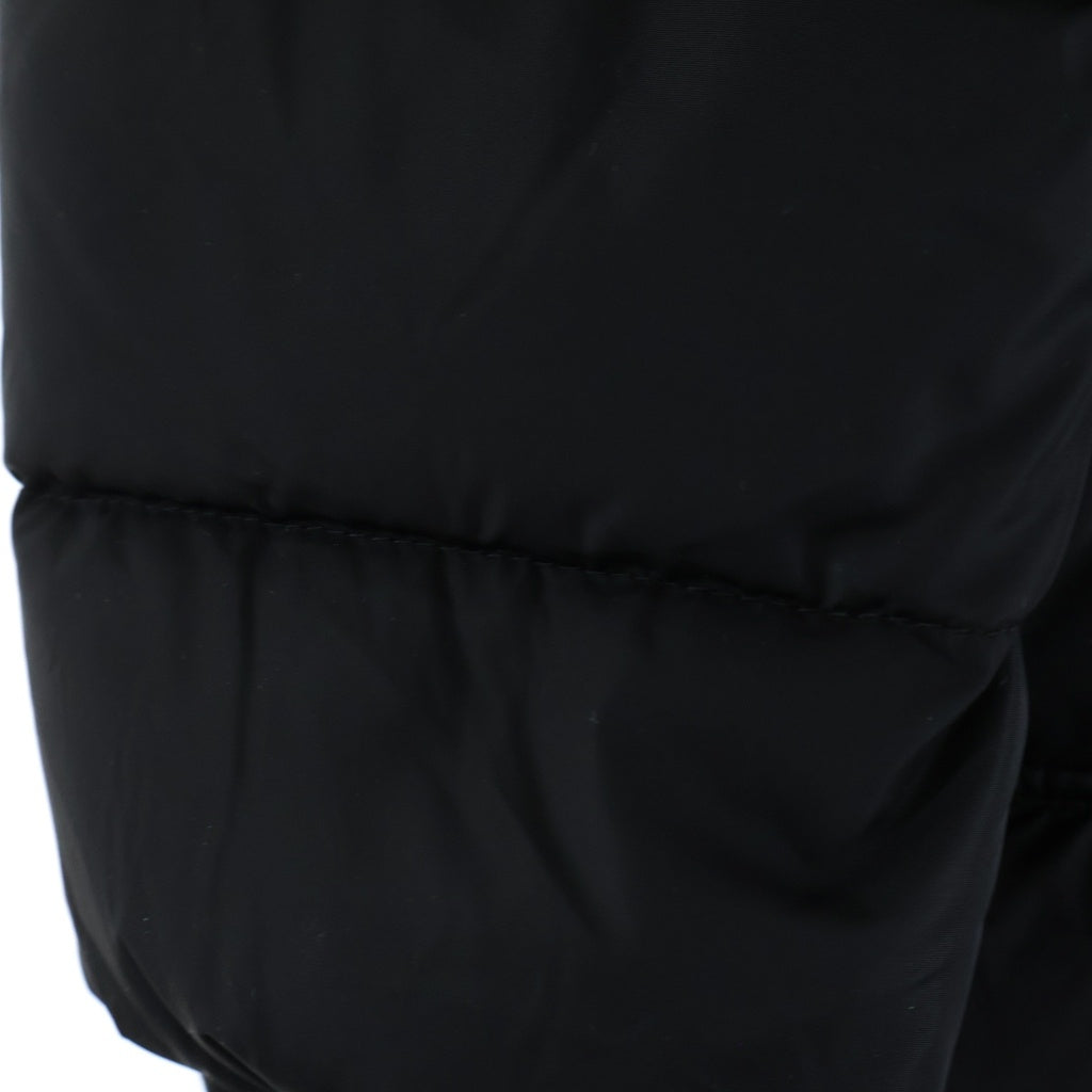 MONCLER(モンクレール) 17AW KHLOE クロエ ファーフーデッド ベルト付き ロングダウンコート ジャケット ブラック レディース C20934988425