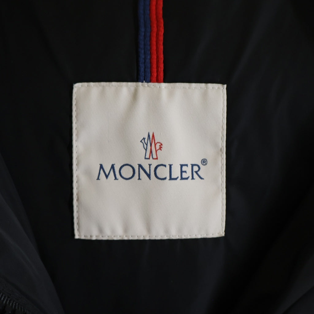 MONCLER(モンクレール) 17AW KHLOE クロエ ファーフーデッド ベルト付き ロングダウンコート ジャケット ブラック レディース C20934988425
