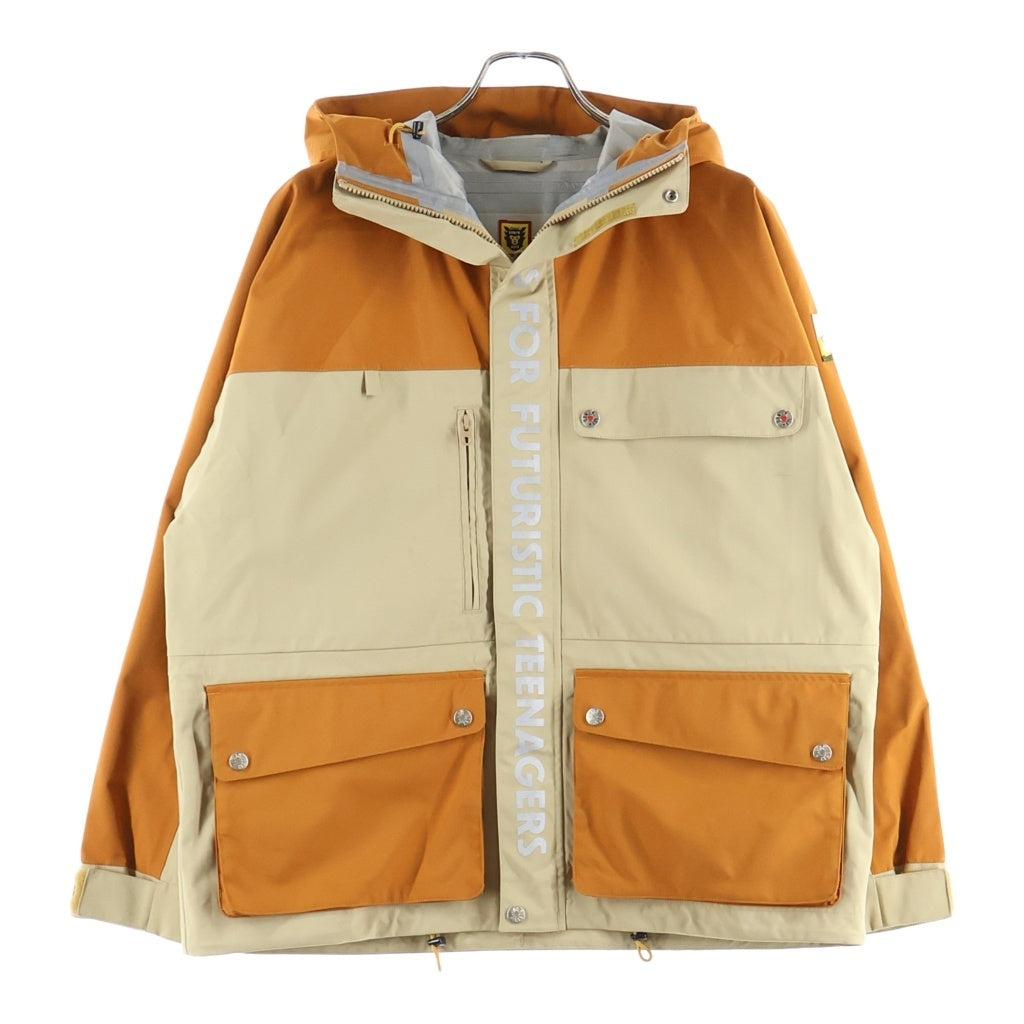 HUMAN MADE(ヒューマンメイド) 22AW 3-Layer Shell Jacket 3レイヤーシェルジャケット オレンジ/ベージュ HM24JK023