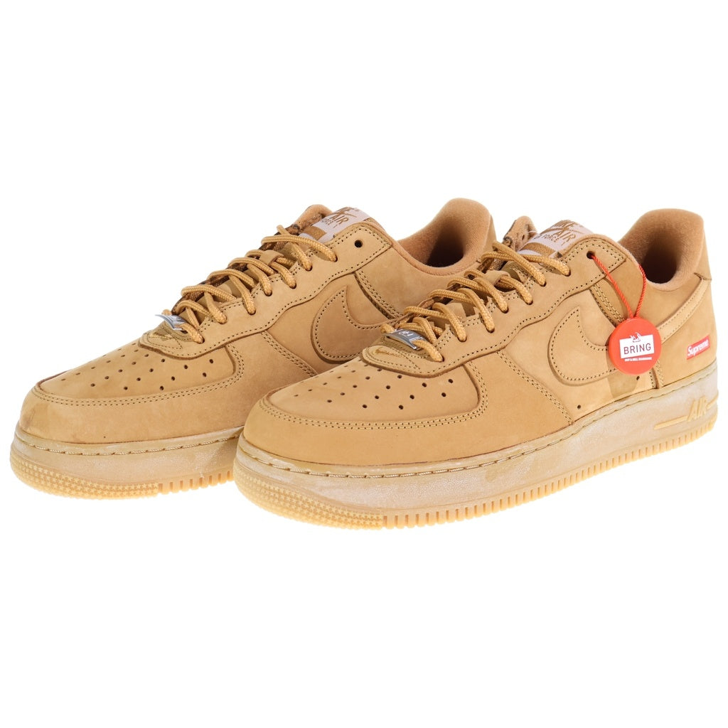 NIKE(ナイキ) ×SUPREME AIR FORCE 1 LOW SP DN1555-200 シュプリーム エアフォースワン ウィート ローカットスニーカー ベージュ US10/28m