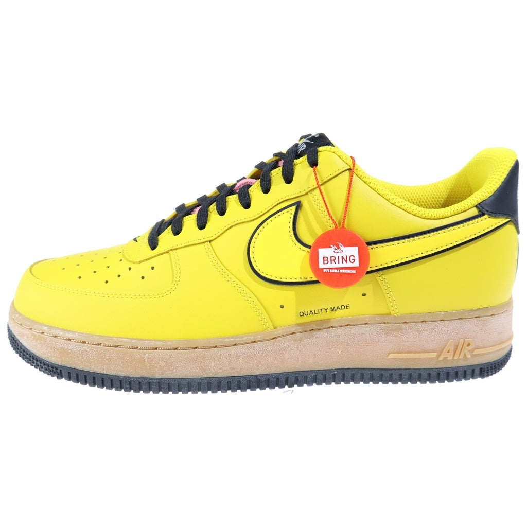 NIKE(ナイキ) AIR FORCE 1 '07 LV8 3 LOW QUALITY MADE Speed Yellow CZ7939-700 エアフォース1 ロー クオリティーメイド スピードイエロー コルク ローカットスニーカー US9.5/27.5cm