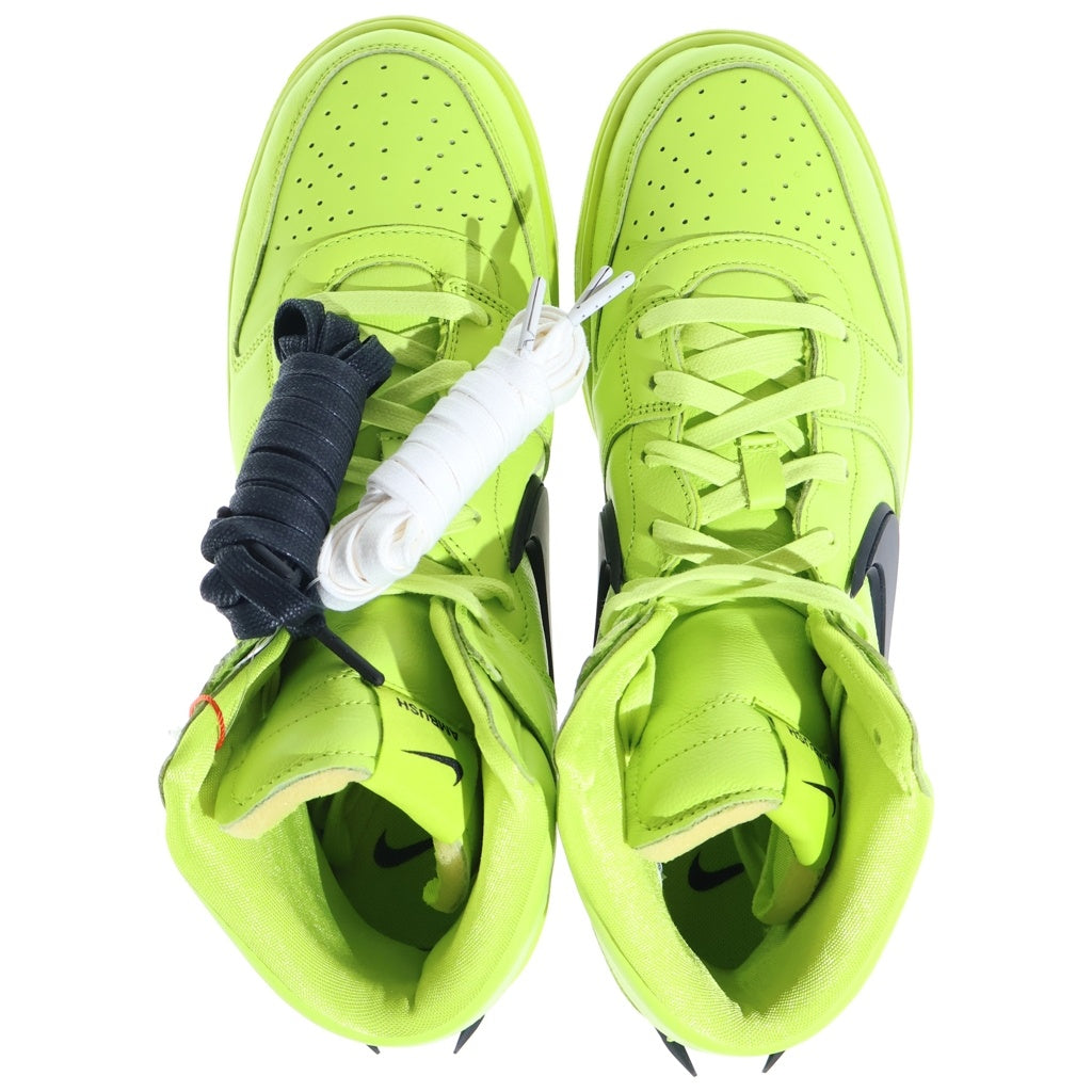 NIKE(ナイキ) ×AMBUSH DUNK HIGH FLASH LIME CU7544-300 アンブッシュ ダンク フラッシュライム ハイカットスニーカー ネオングリーン US9.5/27.5cm