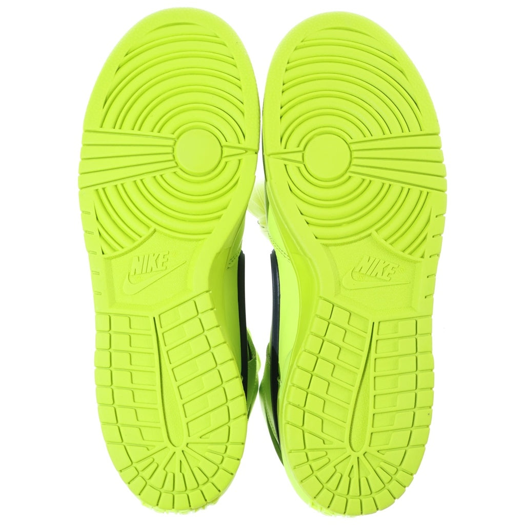 NIKE(ナイキ) ×AMBUSH DUNK HIGH FLASH LIME CU7544-300 アンブッシュ ダンク フラッシュライム ハイカットスニーカー ネオングリーン US9.5/27.5cm