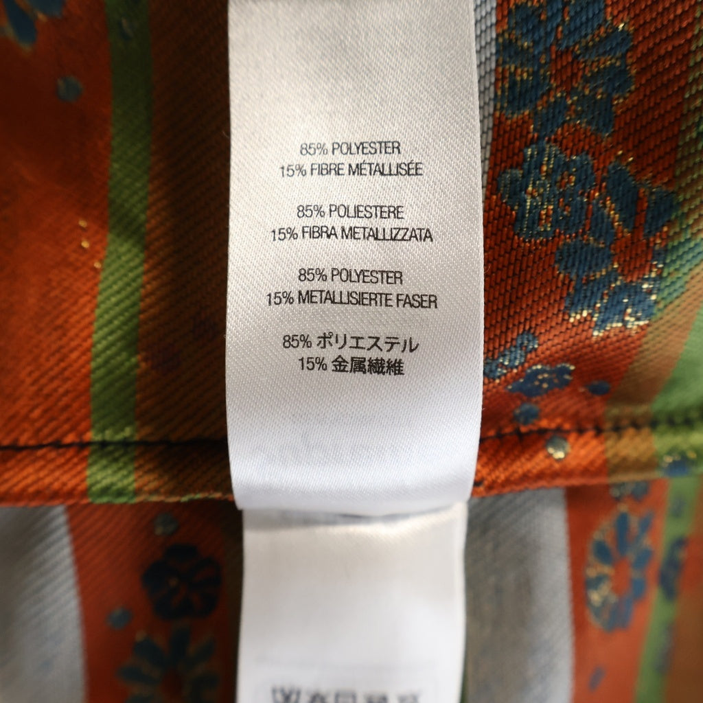 SUPREME(シュプリーム) 26SS Floral Jacquard Baseball Jersey フローラル ジャガード ベースボール シャツ ネイビー