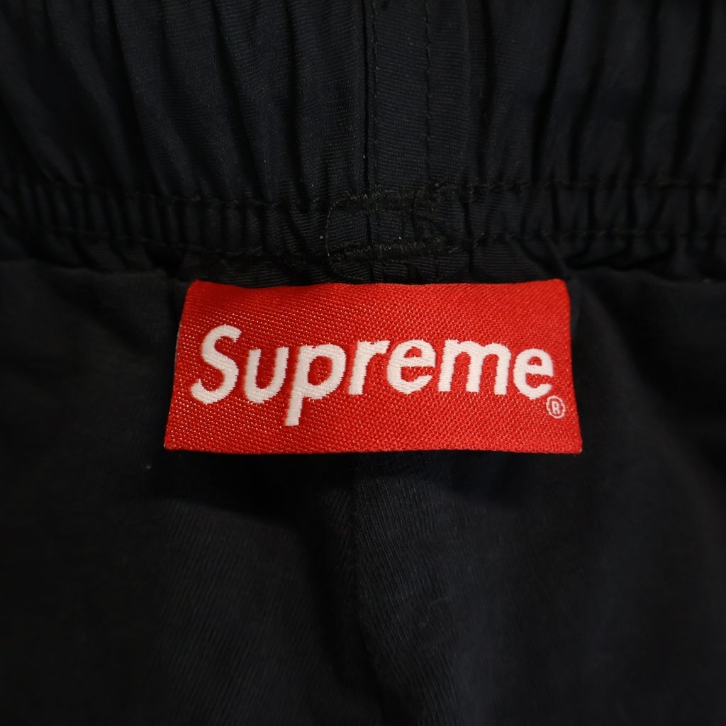 SUPREME(シュプリーム) 21SS Spellout Track Pantサイドロゴ スペルアウト ナイロントラック パンツ ブラック