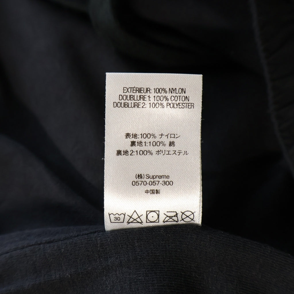 SUPREME(シュプリーム) 21SS Spellout Track Pantサイドロゴ スペルアウト ナイロントラック パンツ ブラック