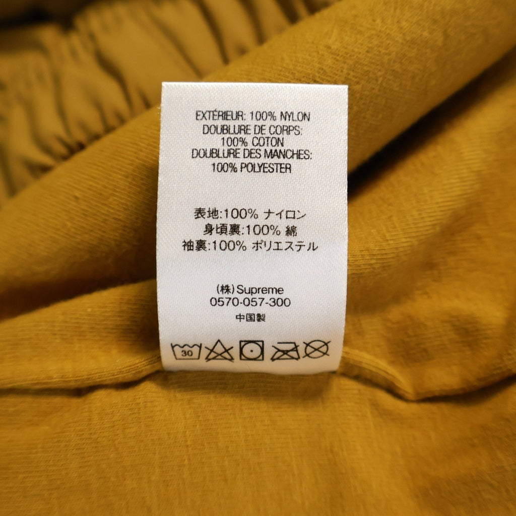 SUPREME(シュプリーム) 21SS Spellout Track Jacket 袖ロゴ スペルアウト ナイロントラック ジャケット ブラウン