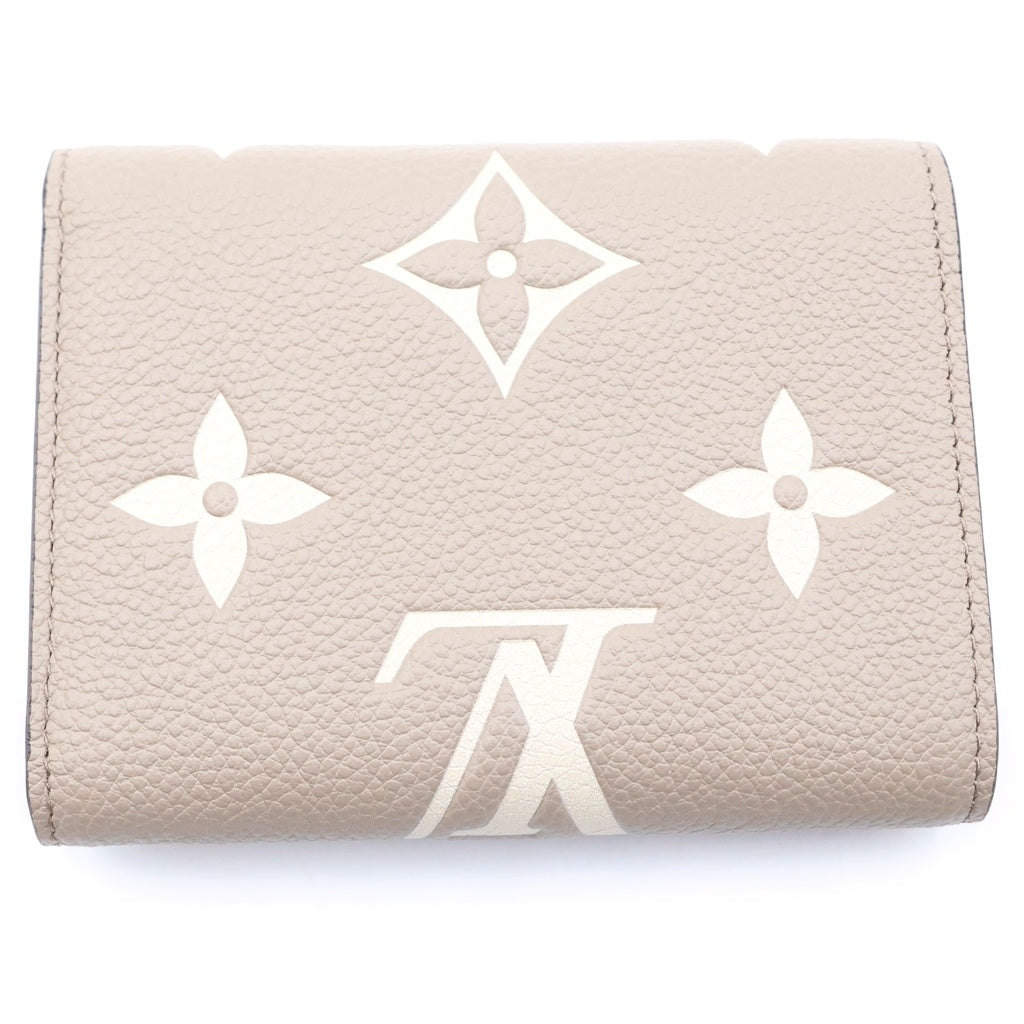 LOUIS VUITTON(ルイヴィトン) モノグラム アンプラント ポルトフォイユ ヴィクトリーヌ 三つ折り財布 バイカラー トゥルトレールクレーム ベージュ系 M81861 レディース
