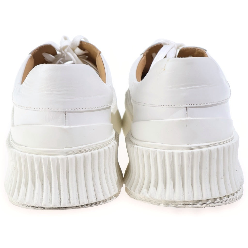 JIL SANDER(ジルサンダー) プラットフォーム レザー ローカットスニーカー ホワイト J15WS0002