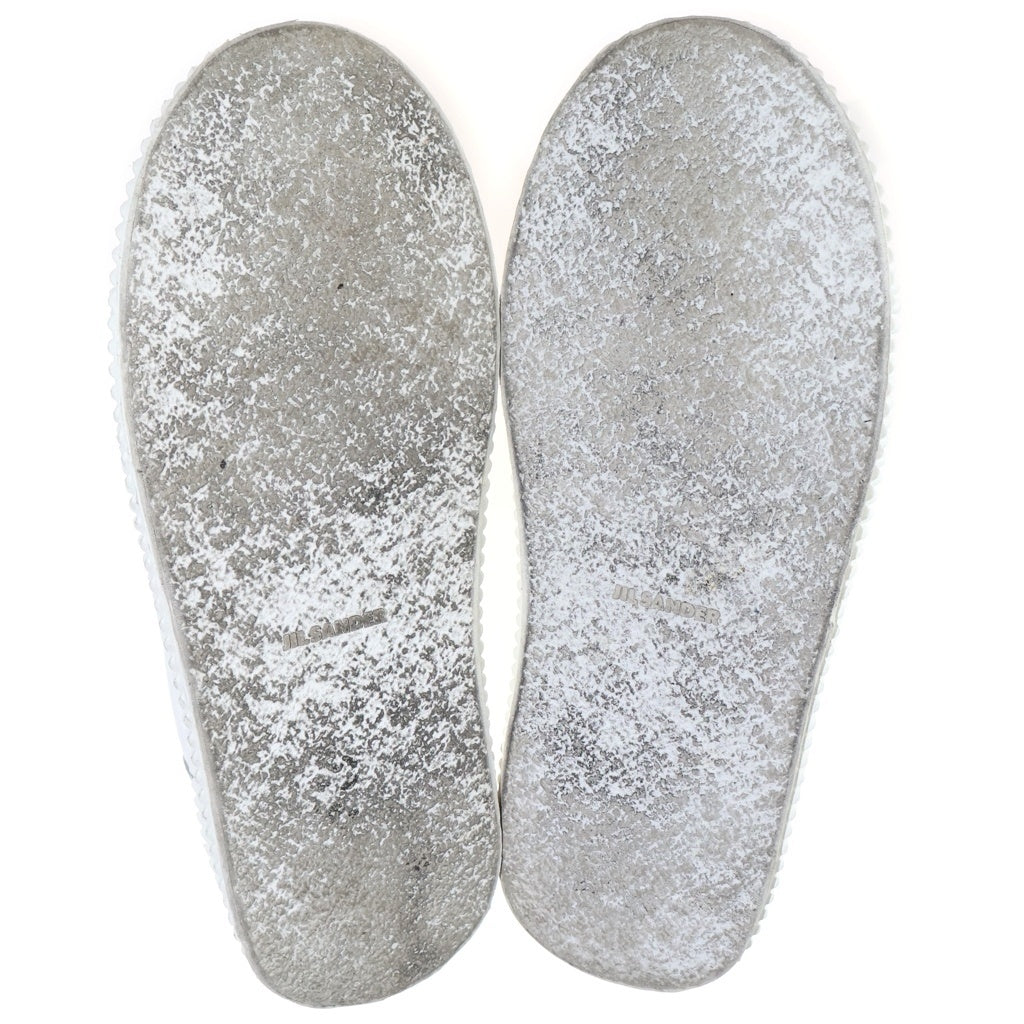 JIL SANDER(ジルサンダー) プラットフォーム レザー ローカットスニーカー ホワイト J15WS0002