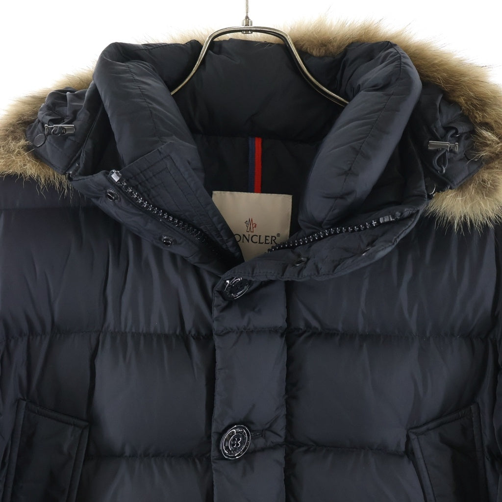 MONCLER(モンクレール) CLUNY GIUBBOTTO クラニー ファーダウンジャケット ブラック F20911B52502