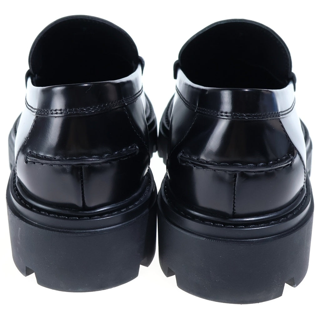 TOD'S(トッズ) Tタイムレス レザー ローファー シューズ ゴールド金具 ブラック XXM08J0ER60AKT