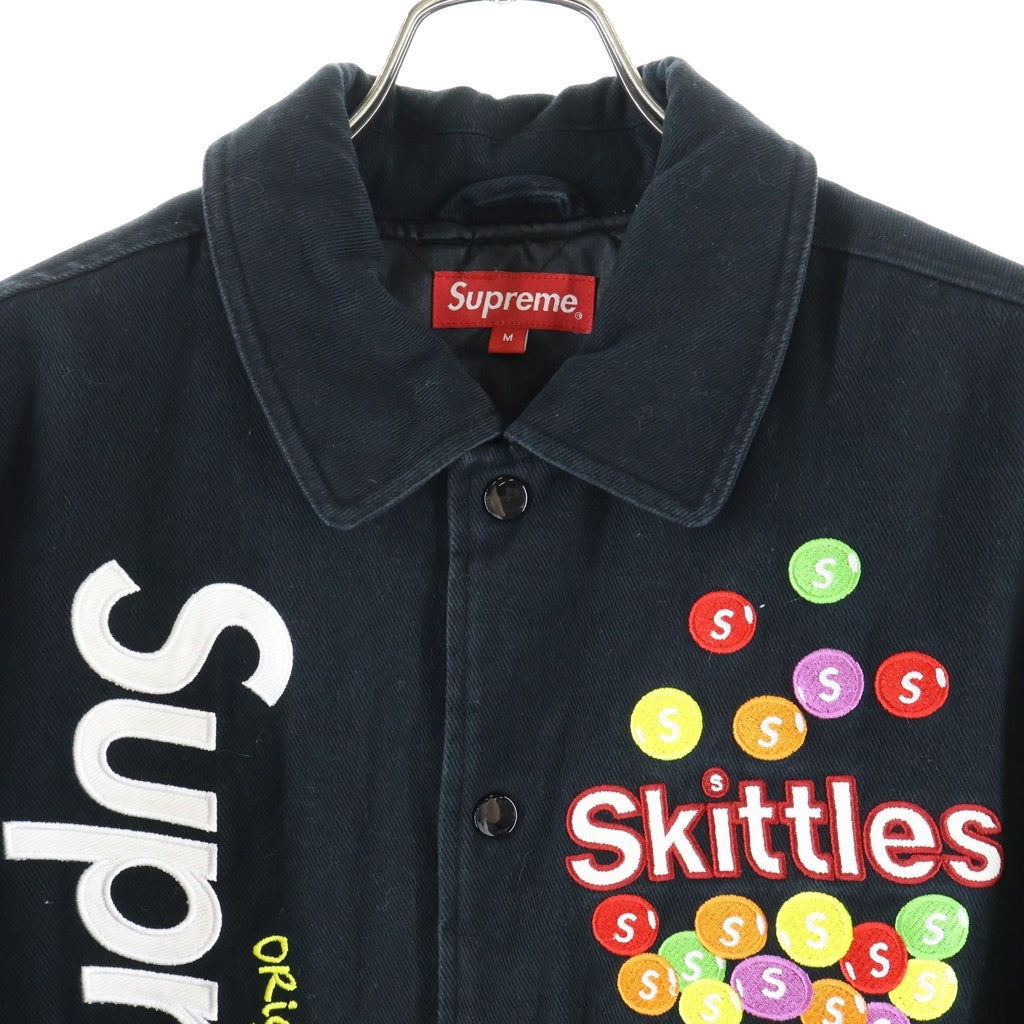 SUPREME(シュプリーム) 21AW ×MITCHELL&NESS ×SKITTLES Varsity Jacket ミッチェルアンドネス スキットルズ ヴァーシティージャケット マルチカラー