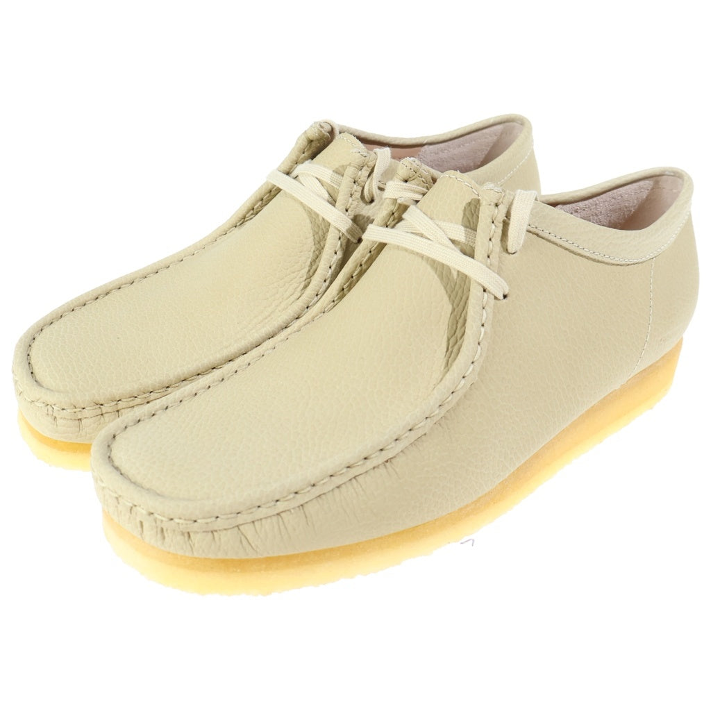 SUPREME(シュプリーム) 25SS ×CLARKS Reflective Wallabee クラークス リフレクティブワラビー レザーシューズ クリーム US9.5/27.5cm