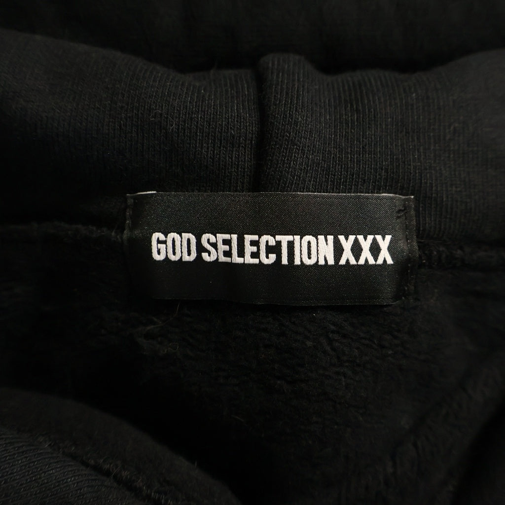 GOD SELECTION XXX(ゴッドセレクショントリプルエックス) ピエロボックスロゴ スウェットプルオーバーパーカー ブラック