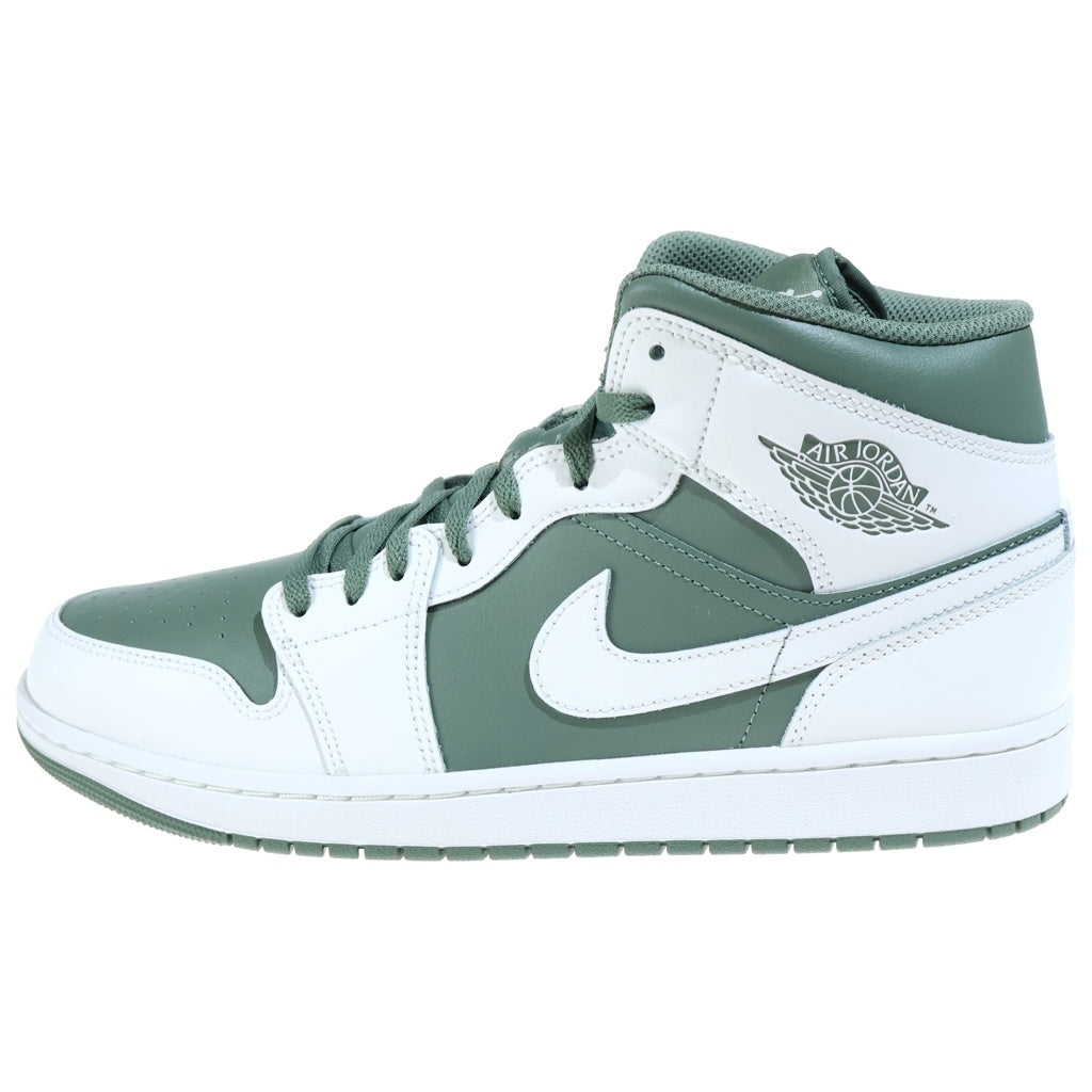 NIKE(ナイキ) Air Jordan 1 Mid Summit White Vintage エアジョーダン1 ミッド サミットホワイト ヴィンテージライケン ハイカットスニーカーシューズ US12/30cm DQ8426-107
