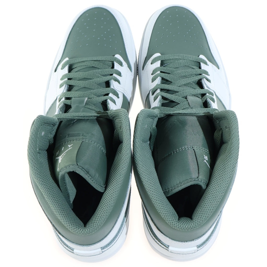 NIKE(ナイキ) Air Jordan 1 Mid Summit White Vintage エアジョーダン1 ミッド サミットホワイト ヴィンテージライケン ハイカットスニーカーシューズ US12/30cm DQ8426-107
